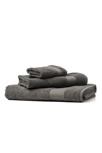 | Minerva | 100% Cotton Extra Soft Guest / Kitchen Towel-Anthracite - SOLEY (1)