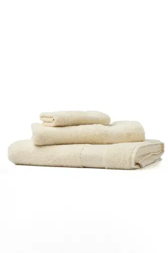 | Minerva | 100% Cotton Extra Soft Guest / Kitchen Towel-Cream - 2