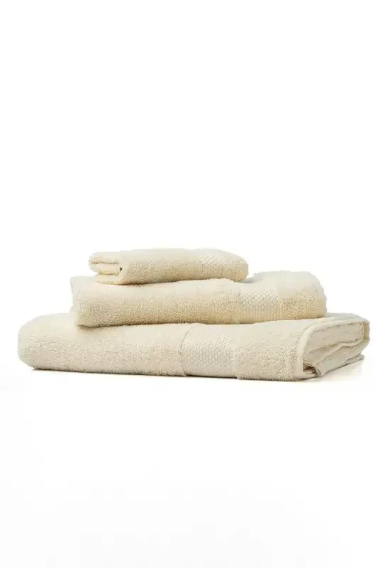 | Minerva | 100% Cotton Extra Soft Guest / Kitchen Towel-Cream - 2