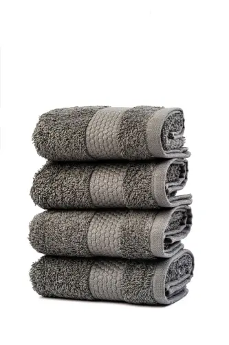 | Minerva | 100% Cotton Set of 4 Guest/Kitchen Towels 