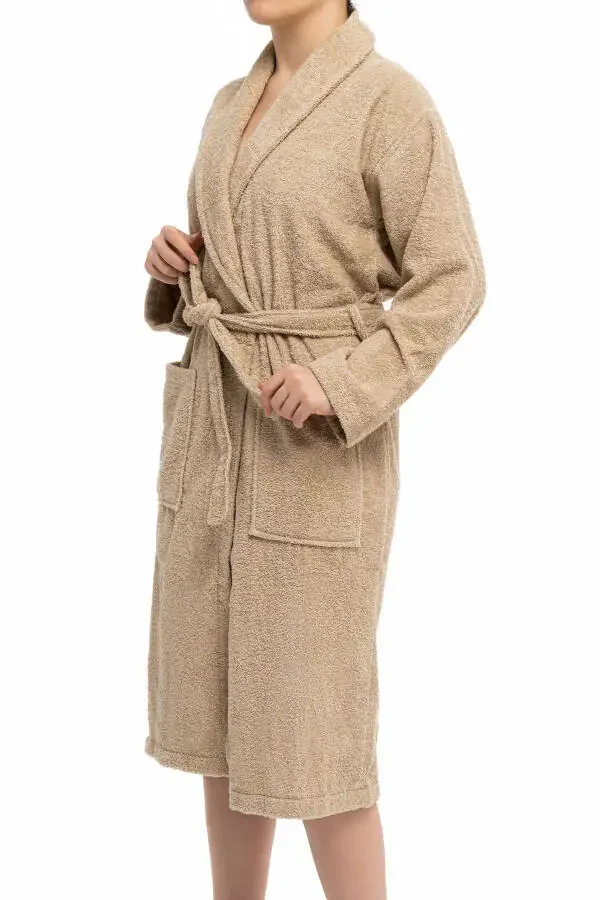 | Minerva | 100% Cotton Women's/Men's Unisex Bathrobe - 2