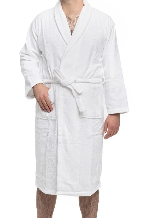 | Minerva | 100% Cotton Women's/Men's Unisex Bathrobe - 4