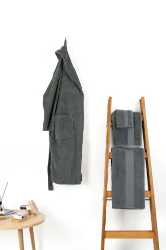 | Minerva | %100 Pamuk Extra Yumuşak Vücut Havlusu-ANTRASİT - 2