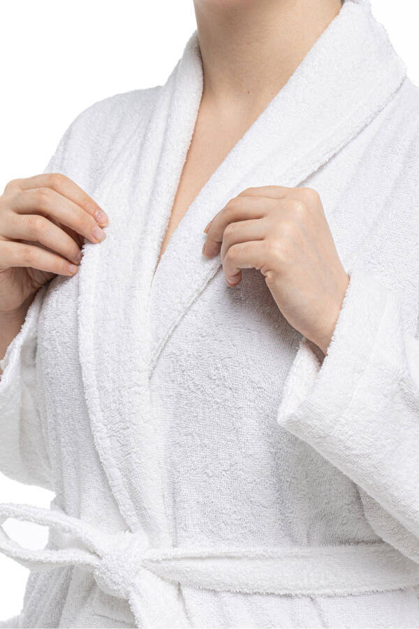 Minerva | 100% Paxta Ayollar/Erkaklar Unisex Xalat - 3
