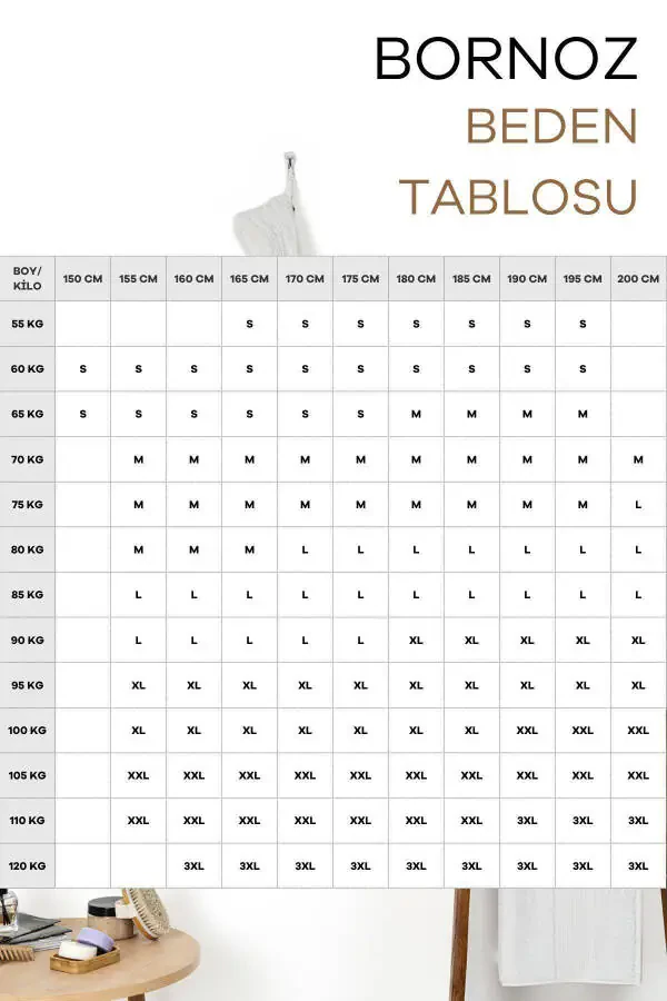 Minerva | 3xl катта ўлчамли 100% пахта аёл/эркак унусекс халат - 6