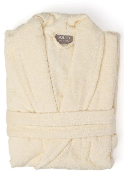 Minerva | 3XL Plus Size 100% Cotton Women's/Men's Unisex Bathrobe - 1