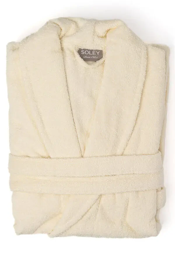 Minerva | 3XL Plus Size 100% Cotton Women's/Men's Unisex Bathrobe - 1