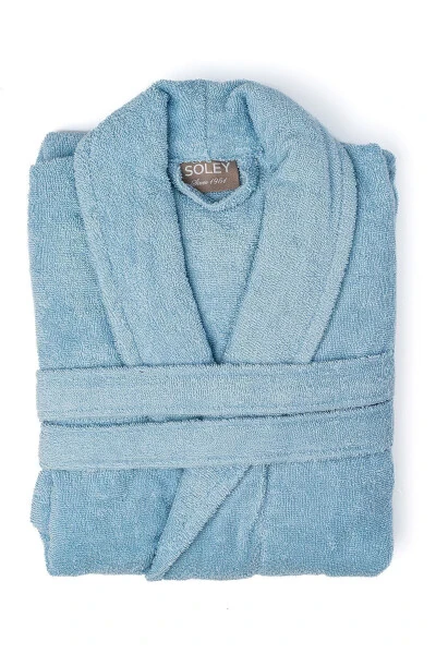 Minerva | 3XL Plus Size 100% Cotton Women's/Men's Unisex Bathrobe - 1