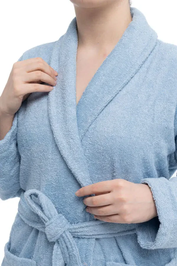 Minerva | 3XL Plus Size 100% Cotton Women's/Men's Unisex Bathrobe - 3