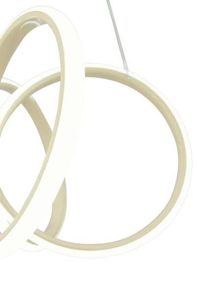 Minerva beyaz Modern Sarkıt Beyaz Işık Salon Mutfak Oda Hol Ledli Avize-Krem - 5