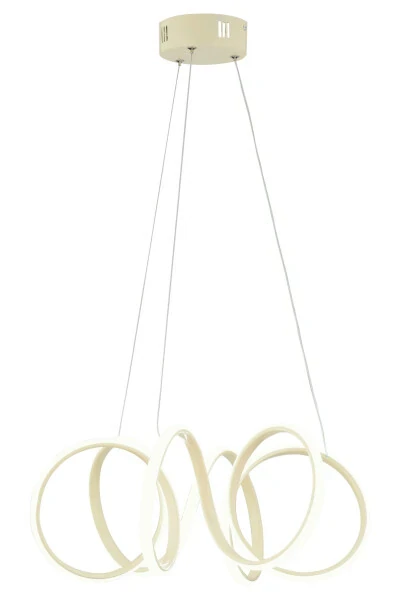 Minerva beyaz Modern Sarkıt Beyaz Işık Salon Mutfak Oda Hol Ledli Avize-Krem - 6