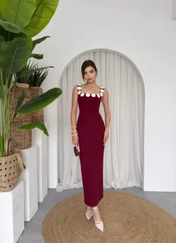 Ming Floral Detailed Dress - 8