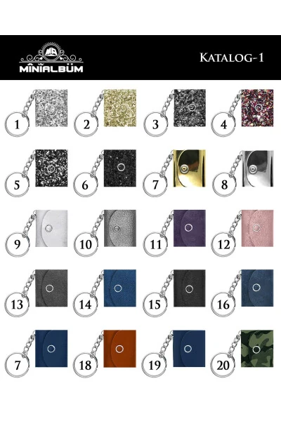 Mini album keychain, a gift for Mother's Day, Birthday, or any special occasion. - 7