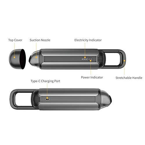 Mini Araba Vakum Temizleyici Taşınabilir Kablosuz El Tipi Oto Vakum Temizleyici Araba İç Mekanı Ev TER Temizliği İçin - 3