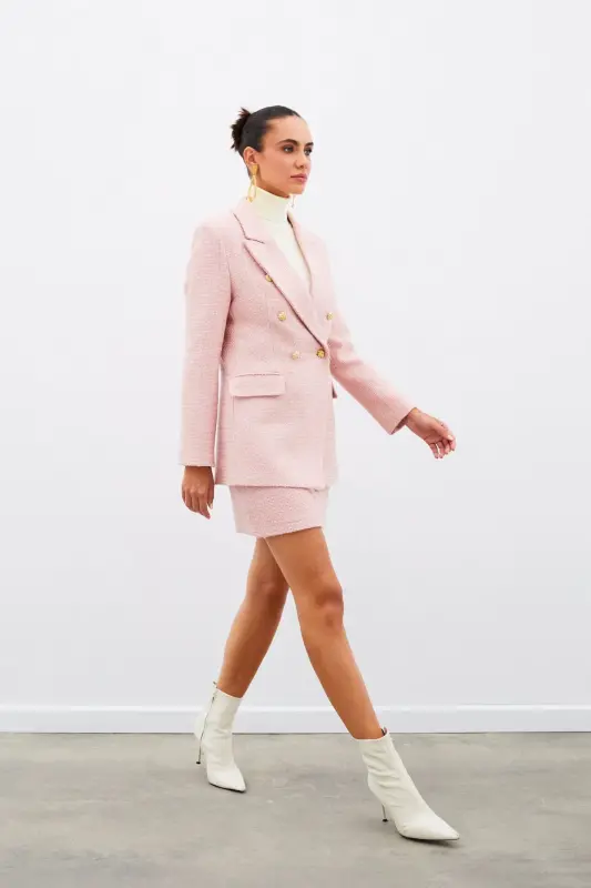 Mini Boy Tüvit Etek - PEMBE-PEMBE - 2