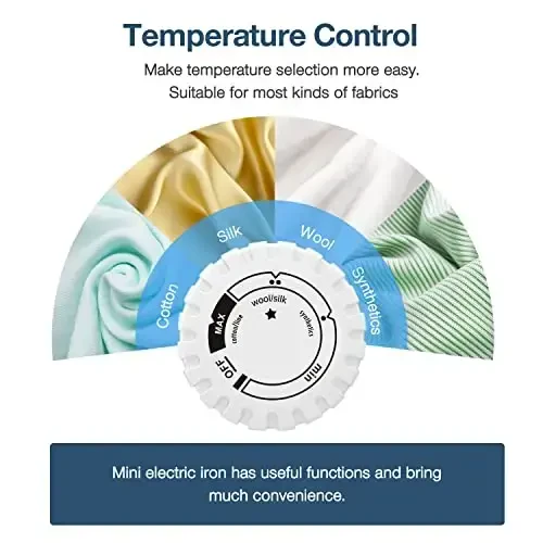 Mini Crafts Iron Handy Heat Press Machine Kit Portativ, issiqlik o'tkazish uchun PVX eshik oldi gilami, DIY futbolka poyabzal sumkasi vinil loyihalari uchun zaryadlash bazasi aksessuarlari - 4