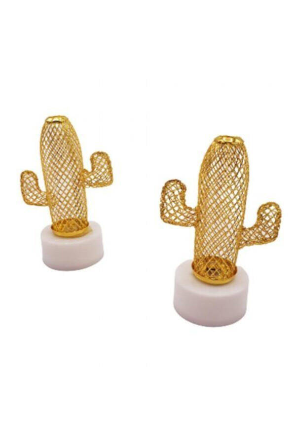 Mini Decorative Cactus Night Light Decorative Gift Set of 2 - 2