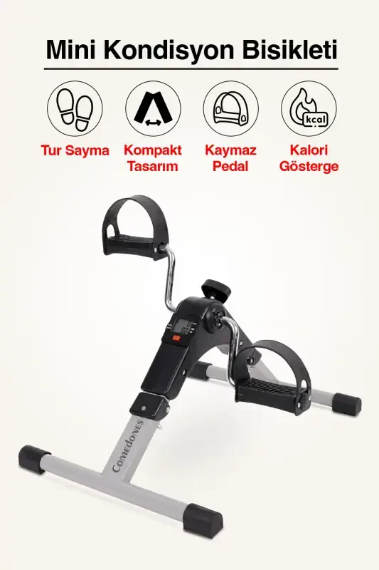 Mini Exercise Bike with Digital Display - COMEDONES