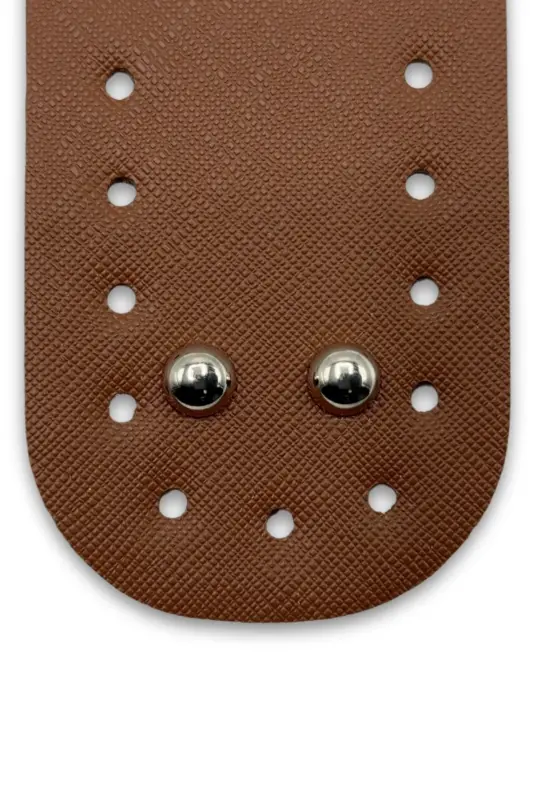 Mini Faux Leather Bag Bottom 6.5cmx25Cm - 2