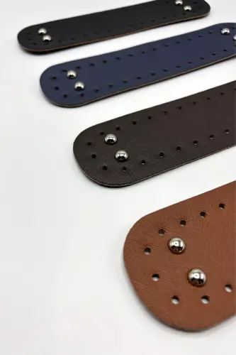 Mini Faux Leather Bag Bottom 6.5cmx25Cm - 6