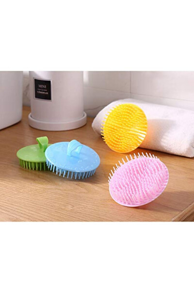 Mini Hair Brush, Practical Hair Massage Brush, Scalp Massage Brush and Mini Hair Washing Attachment - 7