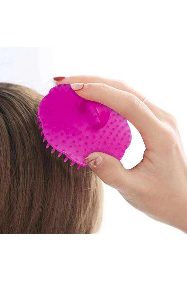 Mini Hair Brush, Practical Hair Massage Brush, Scalp Massage Brush and Mini Hair Washing Attachment - 8