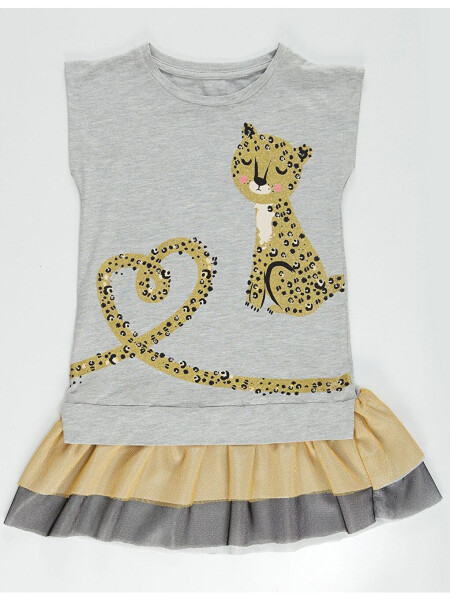 Mini Leopard Girl Dress - 5