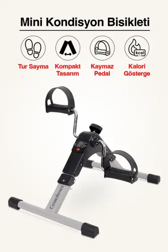 Mini mashq velosipedi raqamli displeyli - 1