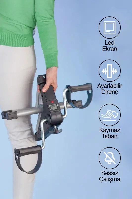 Mini mashq velosipedi raqamli displeyli - 6