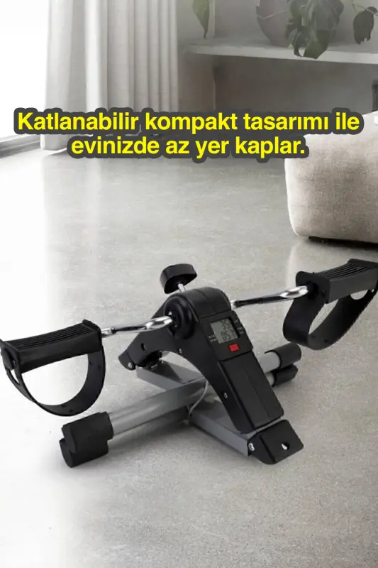 Mini mashq velosipedi raqamli displeyli - 7