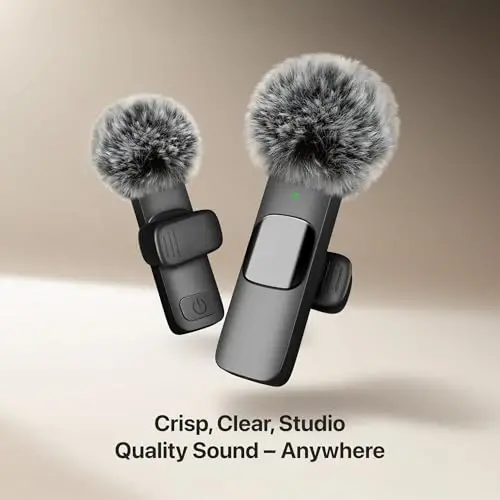 Mini Mic Pro (Latest Model - Wireless Microphone for iPhone, iPad, Android, Lavalier Microphone for Video Recording - iPhone Mic Crystal Clear Recording with USB-C for Podcast (iPhone 14 & Below) - 3