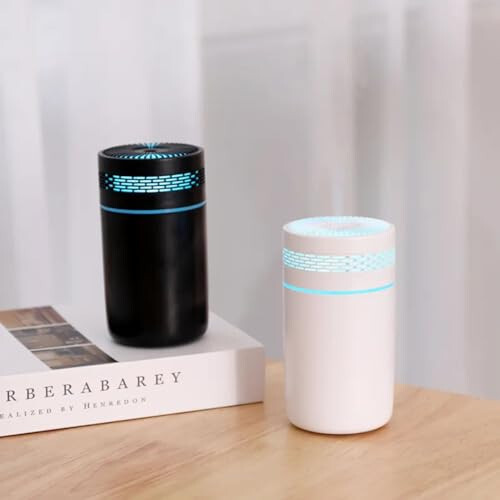 Mini Portable USB Ultrasonic Air Humidifier Aroma Essential Oil Diffuser (Modern White) - 5