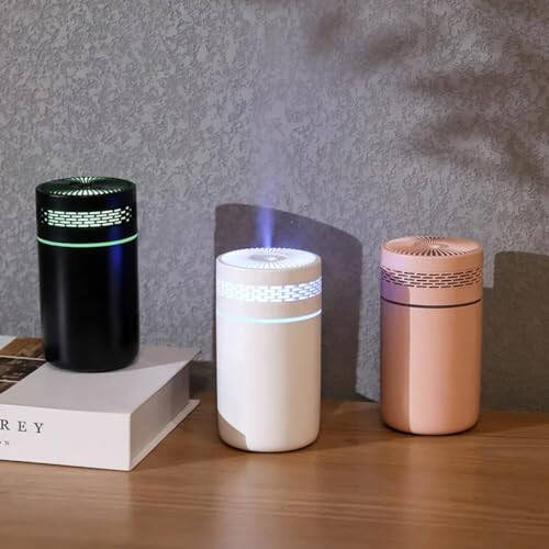 Mini Portable USB Ultrasonic Air Humidifier Aroma Essential Oil Diffuser (Modern White) - 6