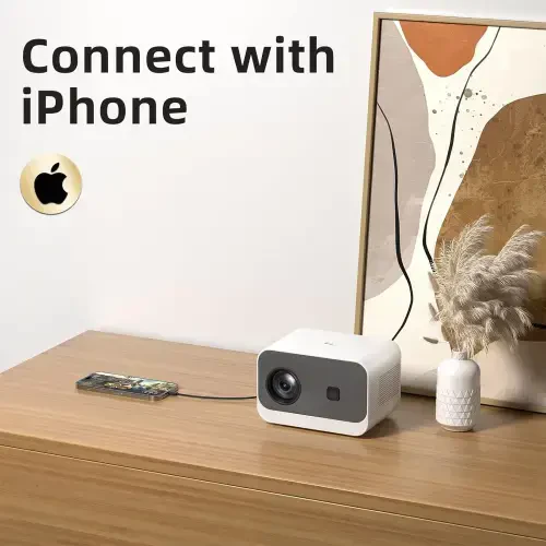 Мини-проектор Sainyer WiFi Bluetooth 1080P FHD LCD, белый - 7