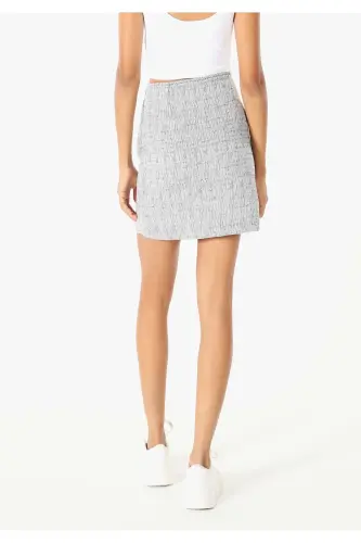 Mini, regular fit, gray women's skirt (Cl1061394) - COLIN'S (1)