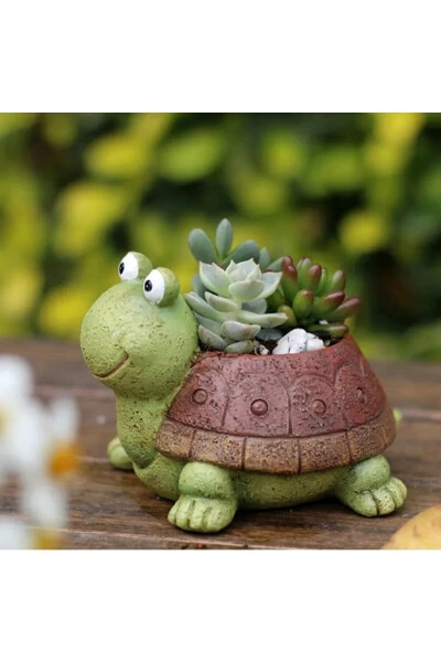 Mini Turtle Pot - LINA ART HEDIYELIK