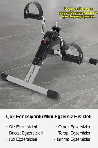 Мини-велотренажер с цифровым дисплеем - 5