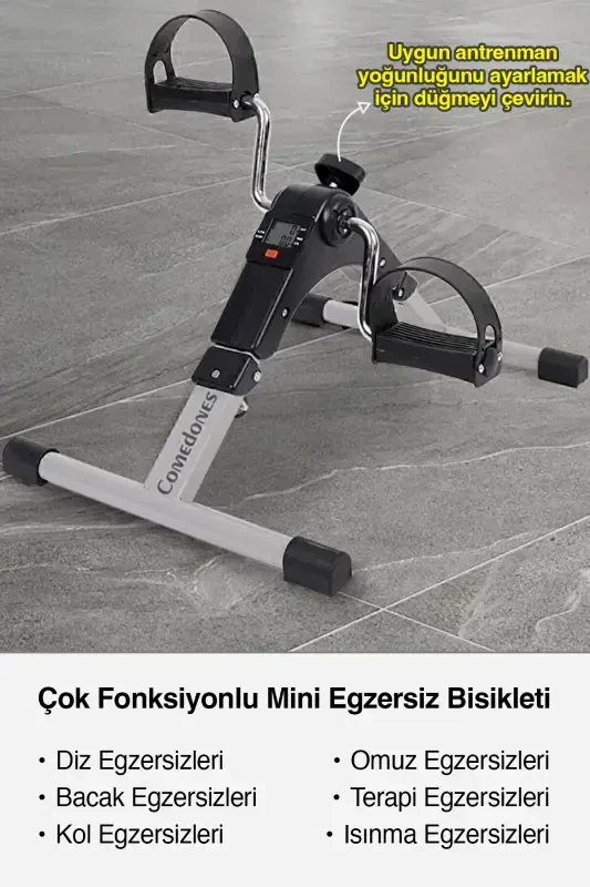 Мини-велотренажер с цифровым дисплеем - 5