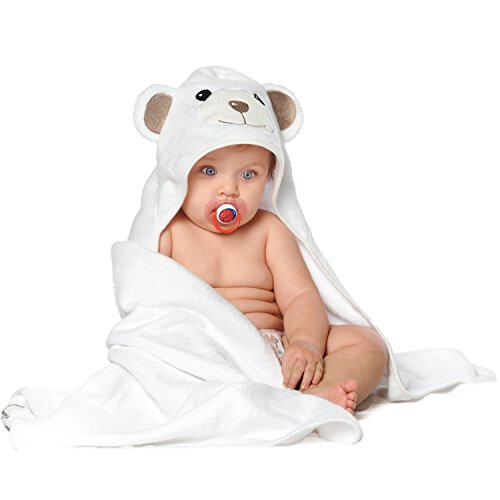 MINIBOO Premium Ultra-Soft Viscose Made from Bamboo Baby Hooded Towel with Unique Design – Hypoallergenic, Organic Baby Towels for Infants and Toddlers – Perfect as Baby Gifts - 5