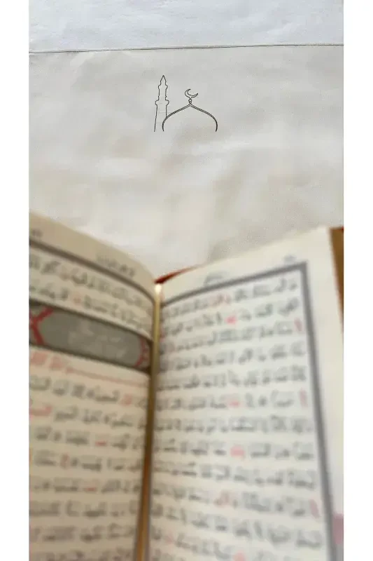 Minimal kashtali zig'ir gilam Namozlik - Sep uchun sovg'a sumkasi gilami-Bej3 - 4