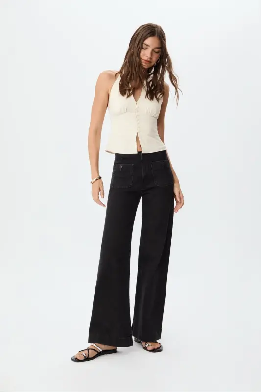 Minimal pocket jeans - STRADIVARIUS