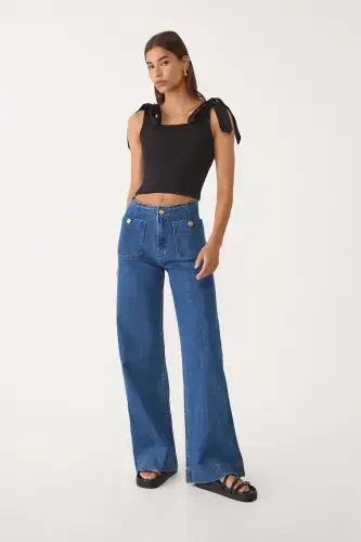 Minimal pocket jeans - 1