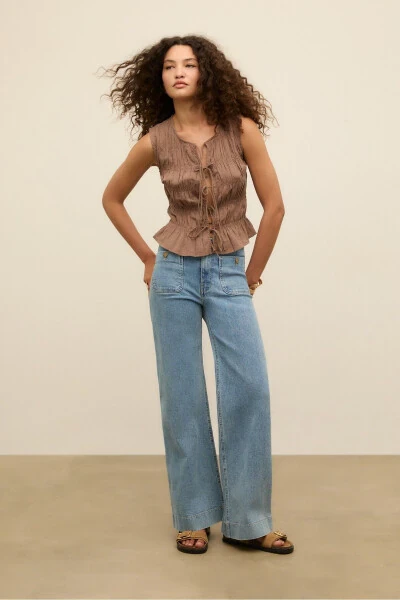 Minimal pocket jeans - STRADIVARIUS