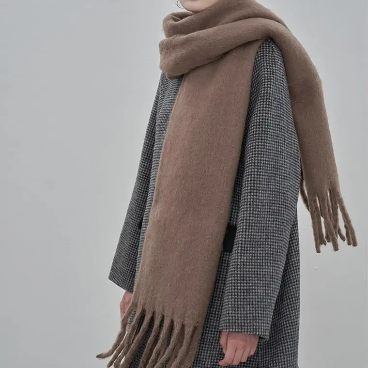 MININAI Women CasModazoneere Feel Scarf, Soft Warm Winter Scarf for Cold Weather, Christmas Blanket Scarves PasModazoneina Shawl Wrap - 3