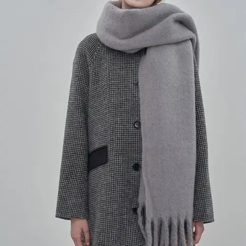 MININAI Women CasModazoneere Feel Scarf, Soft Warm Winter Scarf for Cold Weather, Christmas Blanket Scarves PasModazoneina Shawl Wrap - MODAZONE (1)