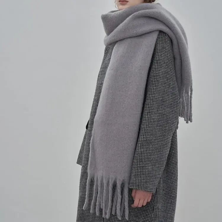 MININAI Women CasModazoneere Feel Scarf, Soft Warm Winter Scarf for Cold Weather, Christmas Blanket Scarves PasModazoneina Shawl Wrap - 3