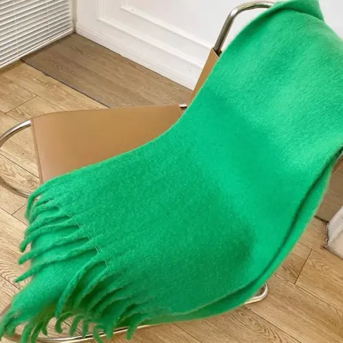 MININAI Women CasModazoneere Feel Scarf, Soft Warm Winter Scarf for Cold Weather, Christmas Blanket Scarves PasModazoneina Shawl Wrap - 5