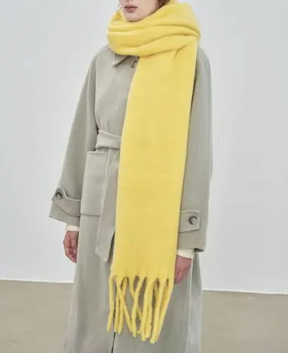 MININAI Women CasModazoneere Feel Scarf, Soft Warm Winter Scarf for Cold Weather, Christmas Blanket Scarves PasModazoneina Shawl Wrap - 2