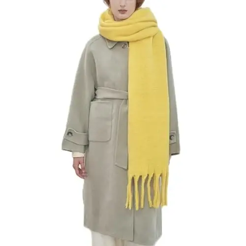 MININAI Women CasModazoneere Feel Scarf, Soft Warm Winter Scarf for Cold Weather, Christmas Blanket Scarves PasModazoneina Shawl Wrap - MININAI