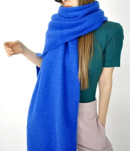 MININAI Women CasModazoneere Feel Scarf, Soft Warm Winter Scarf for Cold Weather, Christmas Blanket Scarves PasModazoneina Shawl Wrap - MODAZONE (1)